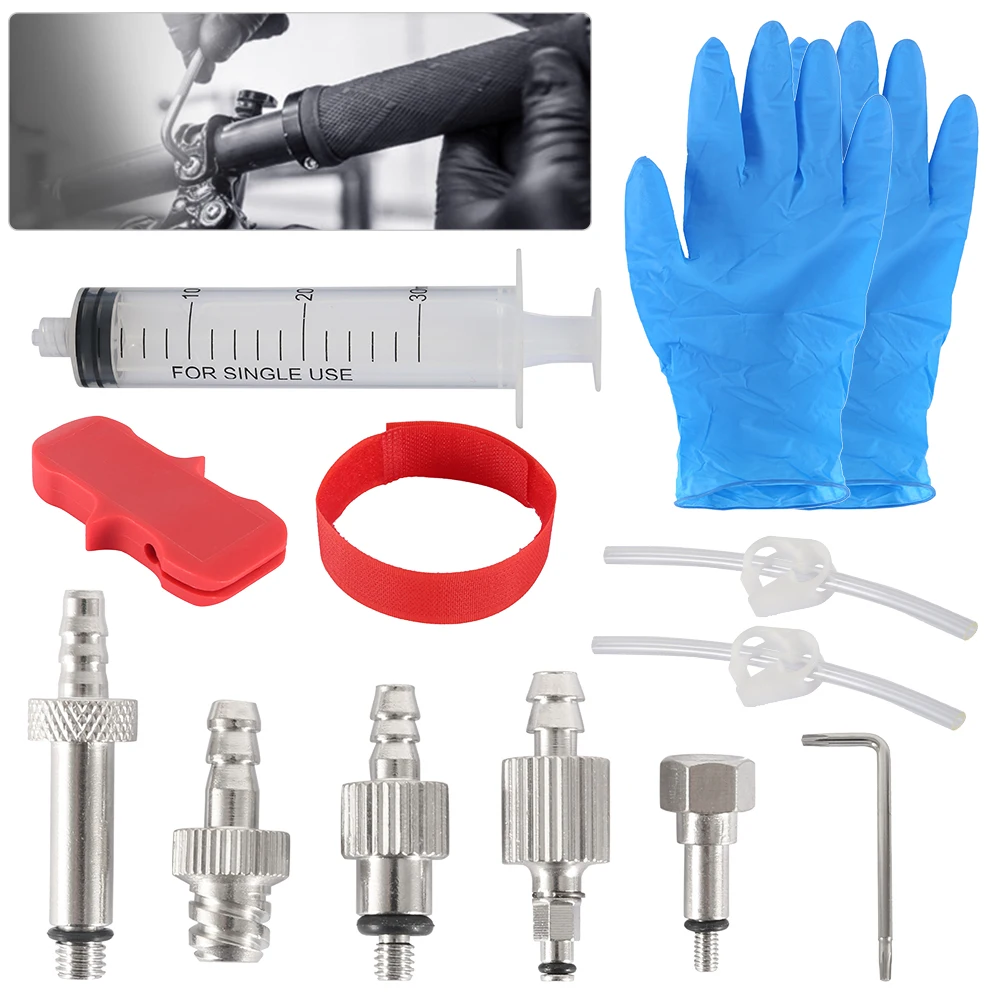 Bicycle Hydraulic Brake Bleed Tool Kit for AVID,SRAM,FORMULA,HAYES Mineral Oil Brake, Funnel Set Bike Repair Tool
Bicycle Hydraulic Brake Bleed Tool Kit for AVID,SRAM,FORMULA,HAYES Mineral Oil Brake, Funnel Set Bike Repair Tool