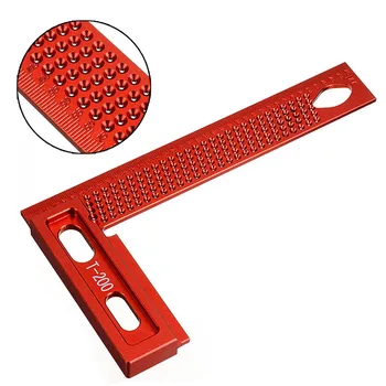 200mm Aluminum Alloy T-200 Type Ruler Hole Gauge Carpenter Scribe Mark Woodworking Square Ruler Measuring Tool
200mm Aluminum Alloy T-200 Type Ruler Hole Gauge Carpenter Scribe Mark Woodworking Square Ruler Measuring Tool