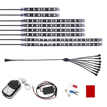 8Pc Bluetooth RGB LED Car Motorcycle Glow Lights Flexible Neon Strip Waterproof Kit, Waterproof with RF Wireless Remote
8Pc Bluetooth RGB LED Car Motorcycle Glow Lights Flexible Neon Strip Waterproof Kit, Waterproof with RF Wireless Remote