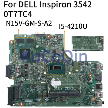 KoCoQin Laptop motherboard For Dell Inspiron 15 3442 3542 3443 3543 I5-4210U Mainboard CN-0T7TC4 0T7TC4 13269-1
KoCoQin Laptop motherboard For Dell Inspiron 15 3442 3542 3443 3543 I5-4210U Mainboard CN-0T7TC4 0T7TC4 13269-1