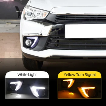 LED Daytime Running Lights For Mitsubishi Outlander Sport ASX RVR 2016 2017 2018 2019 DRL Fog lamp cover with yellow signal
LED Daytime Running Lights For Mitsubishi Outlander Sport ASX RVR 2016 2017 2018 2019 DRL Fog lamp cover with yellow signal