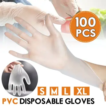 100PCS S/M/L/XL PVC Disposable Gloves Latex Home Cleaning Coing Rubber Disposable Food Gloves Universal Work Tools
100PCS S/M/L/XL PVC Disposable Gloves Latex Home Cleaning Coing Rubber Disposable Food Gloves Universal Work Tools