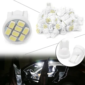 Super White T10 Wedge 8-SMD 5050 LED Interior Light Bulbs Unviersal for Car Molder W5W (194 168) 147 152 158 159 M158 M155
Super White T10 Wedge 8-SMD 5050 LED Interior Light Bulbs Unviersal for Car Molder W5W (194 168) 147 152 158 159 M158 M155