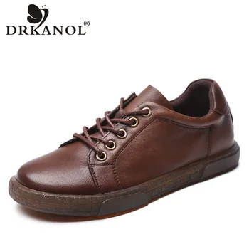 DRKANOL Brand Handmade Women Flat Shoes Genuine Leather Casual Oxford Shoes For Women Flats Spring Round Toe Retro Ladies Shoes
DRKANOL Brand Handmade Women Flat Shoes Genuine Leather Casual Oxford Shoes For Women Flats Spring Round Toe Retro Ladies Shoes