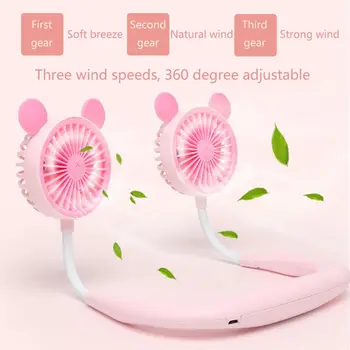 12 Styles Portable USB Rechargeable Dual Head Neck Hanging Fan Mini Air Cooler 3 Speed Adjustable for Traveling Outdoor Office
12 Styles Portable USB Rechargeable Dual Head Neck Hanging Fan Mini Air Cooler 3 Speed Adjustable for Traveling Outdoor Office