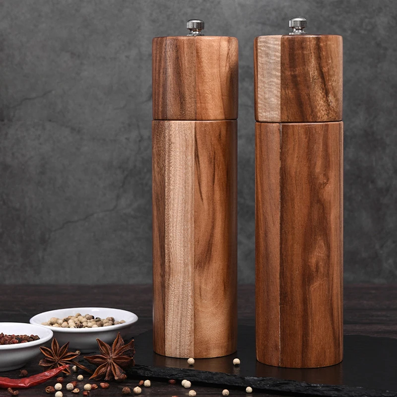 Wooden Salt and Pepper Grinders Manual Sea Salt and Pepper Mills for Seasoning Meal Prep Cooking Serving Dining Tableware
Wooden Salt and Pepper Grinders Manual Sea Salt and Pepper Mills for Seasoning Meal Prep Cooking Serving Dining Tableware
