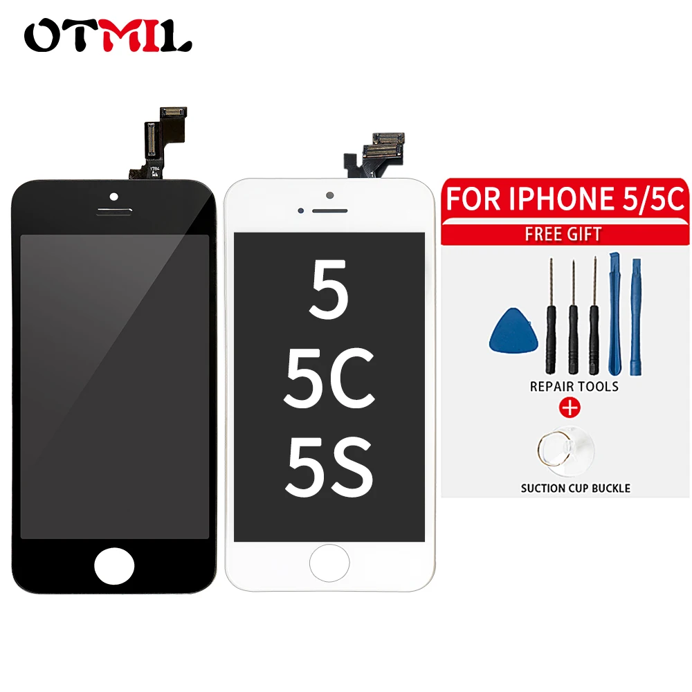 OTMIL For iPhone 5 5G 5S 5C SE 4S LCD Display Touch Screen Digitizer Assembly replacement For iphone5 iphone 5 5s 5c SE Display
OTMIL For iPhone 5 5G 5S 5C SE 4S LCD Display Touch Screen Digitizer Assembly replacement For iphone5 iphone 5 5s 5c SE Display