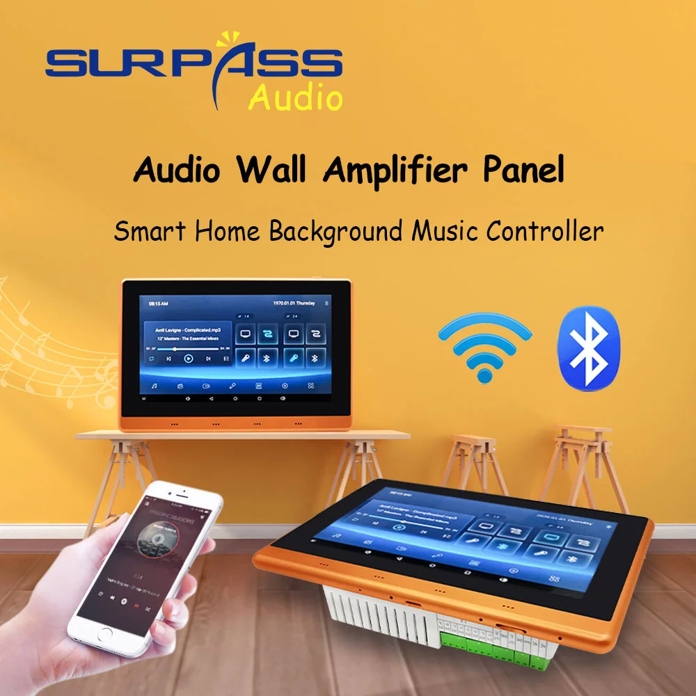 7inch Full Touch Screen Wired WIFI Network HDMI Video Output Bluetooth Smart Home Background Music System
7inch Full Touch Screen Wired WIFI Network HDMI Video Output Bluetooth Smart Home Background Music System