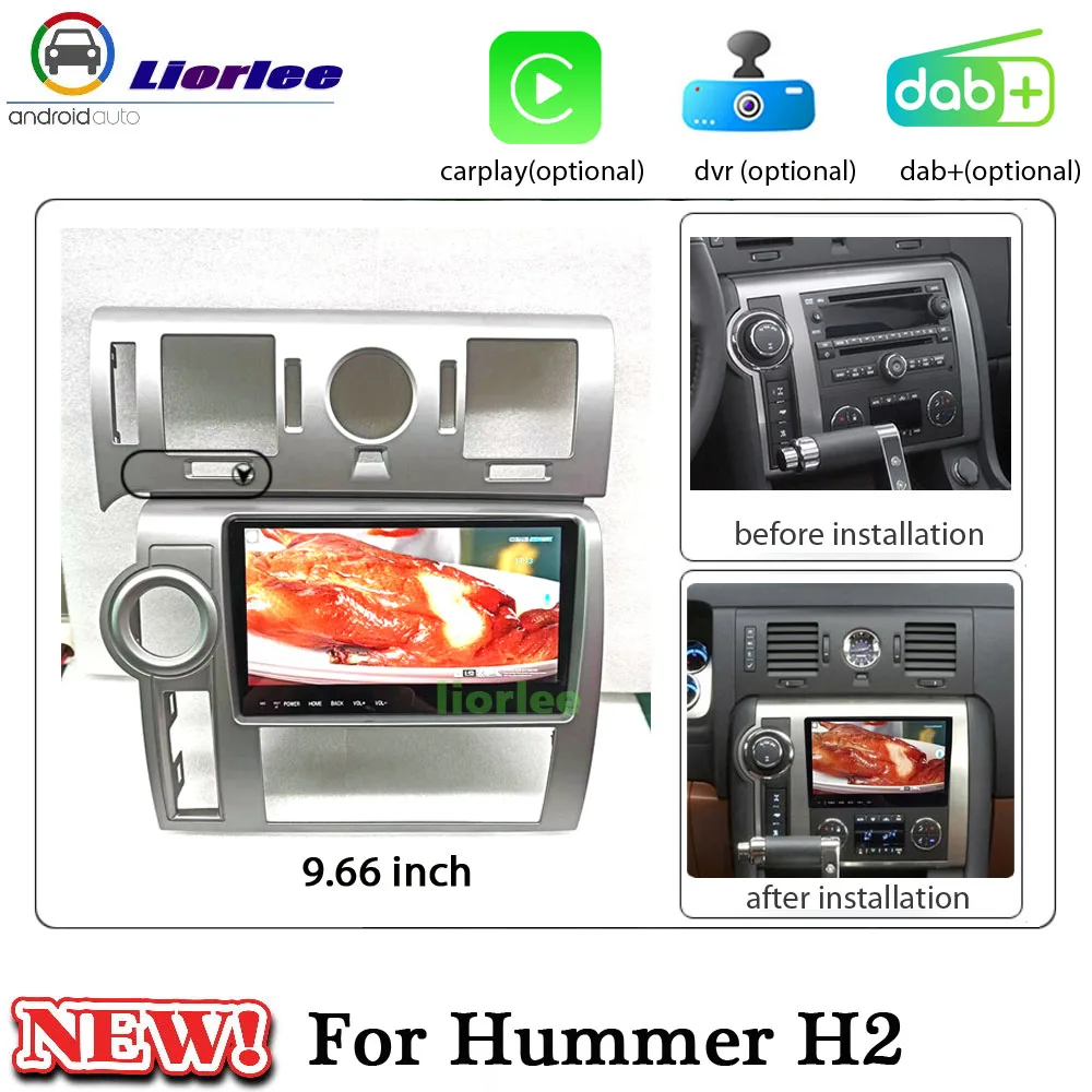 9.66 Inch Car Radio Android Player For Hummer H2 2002~2009 GPS Navigation autoradio Multimedia Audio Video Stereo Carplay System 
9.66 Inch Car Radio Android Player For Hummer H2 2002~2009 GPS Navigation autoradio Multimedia Audio Video Stereo Carplay System