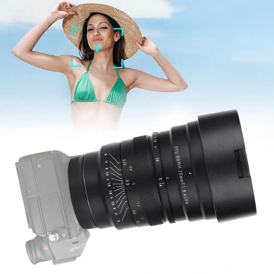 Viltrox 20mm f1.8 Full Frame Manual Focus Wide Angle Prime Camera Lens for Sony E Mount A7 A7III A7RIII A7RII A7II A9
Viltrox 20mm f1.8 Full Frame Manual Focus Wide Angle Prime Camera Lens for Sony E Mount A7 A7III A7RIII A7RII A7II A9