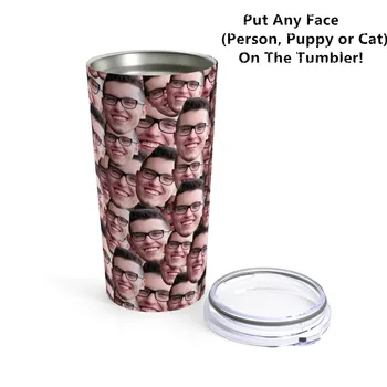 Custom Crazy Girlfriend Boyfriend Face Tumbler Personalized Travel Mug, Any Photo Photo (Person, Puppy or Cat) On The Tumbler!
Custom Crazy Girlfriend Boyfriend Face Tumbler Personalized Travel Mug, Any Photo Photo (Person, Puppy or Cat) On The Tumbler!