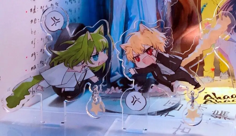 Fate/Grand Order FGO Archer Gilgamesh Enkidu Cat брелок для ключей дисплей рисунок рабочего места adom