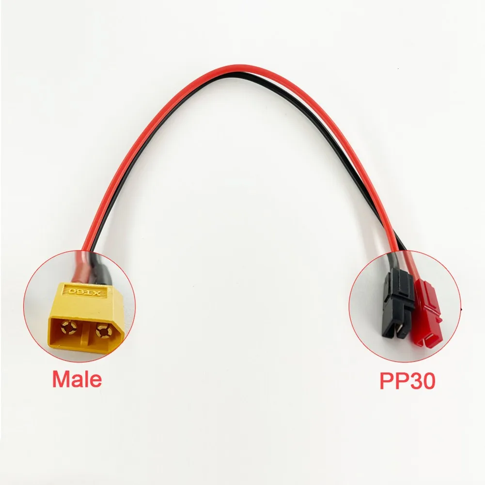 Adapter Cable One 327mm/ 12.87in Adapter PP30 To XT60 Battery Connector Ebike Battery Cable Electric Bicycle Accessories
Adapter Cable One 327mm/ 12.87in Adapter PP30 To XT60 Battery Connector Ebike Battery Cable Electric Bicycle Accessories