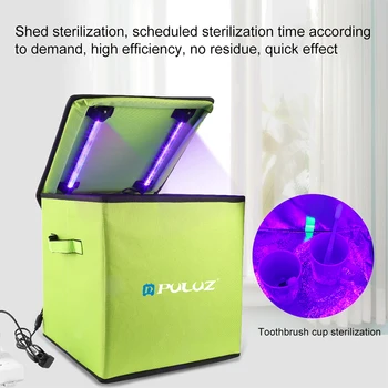 LED Light Sanitize Bag Ultraviolet Disinfection Box Portable Sterilizing Kit for Home Baby Bottle/Toothbrush/Tools 30x30x30cm
LED Light Sanitize Bag Ultraviolet Disinfection Box Portable Sterilizing Kit for Home Baby Bottle/Toothbrush/Tools 30x30x30cm