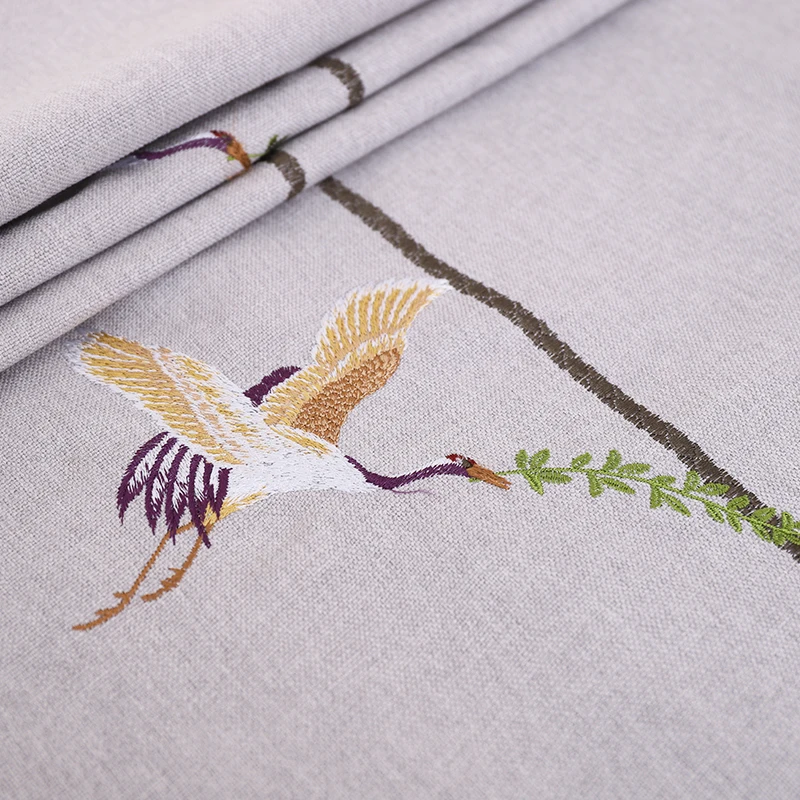 Chinese fabrics Linen fabric polyester fabric price per half meter with birds pattern
Chinese fabrics Linen fabric polyester fabric price per half meter with birds pattern
