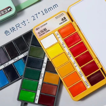 High-quality 60 Color Solid Watercolor Paint Set With Water Brush Pen Foldable Travel Water Color Pigment For Draw Dropshipping
High-quality 60 Color Solid Watercolor Paint Set With Water Brush Pen Foldable Travel Water Color Pigment For Draw Dropshipping