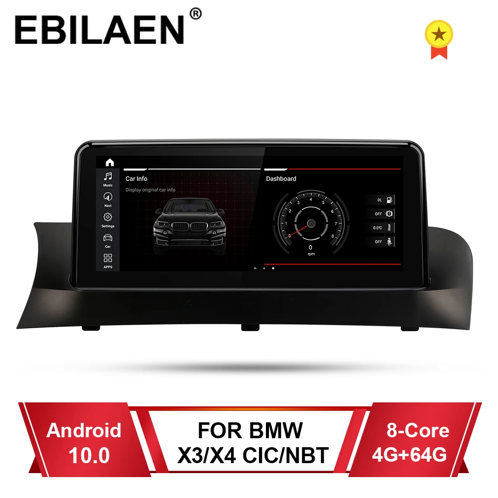 Android 10.0 Car Multimedia Player for BMW X3 F25 X4 F26 CIC NBT System Headunit Navigation Autoradio IPS 10.25' Screen 4G GPS
Android 10.0 Car Multimedia Player for BMW X3 F25 X4 F26 CIC NBT System Headunit Navigation Autoradio IPS 10.25' Screen 4G GPS