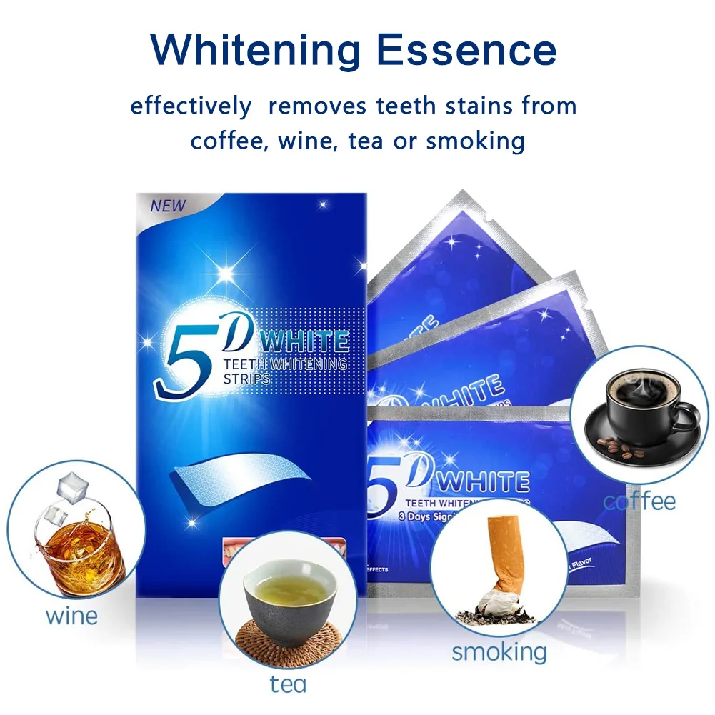 Shop Generic Teeth Whitening Strips Oral Hygiene Care Kit Stain Removal