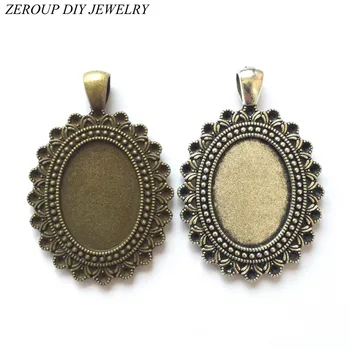 5pcs/lot 18x25mm Necklace Pendant Setting Antique Bronze Silver Color Glass Cabochon Blank Base Supplies for Jewelry T400
5pcs/lot 18x25mm Necklace Pendant Setting Antique Bronze Silver Color Glass Cabochon Blank Base Supplies for Jewelry T400