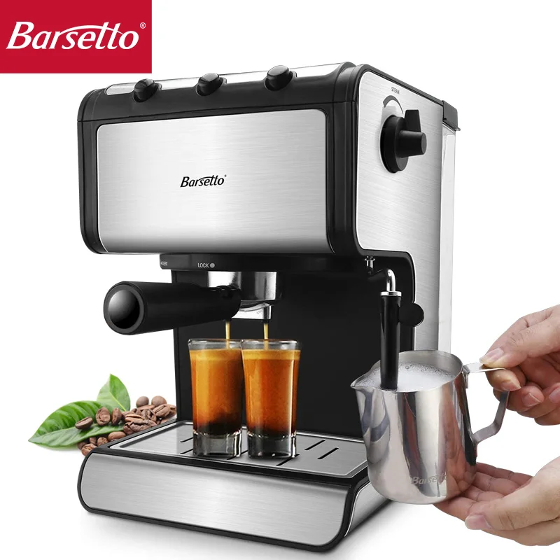 Barsetto espresso coffee machine Built-In milk frother 15Bar Coffee Makers 850W cappuccino machine automatic coffee machine
Barsetto espresso coffee machine Built-In milk frother 15Bar Coffee Makers 850W cappuccino machine automatic coffee machine