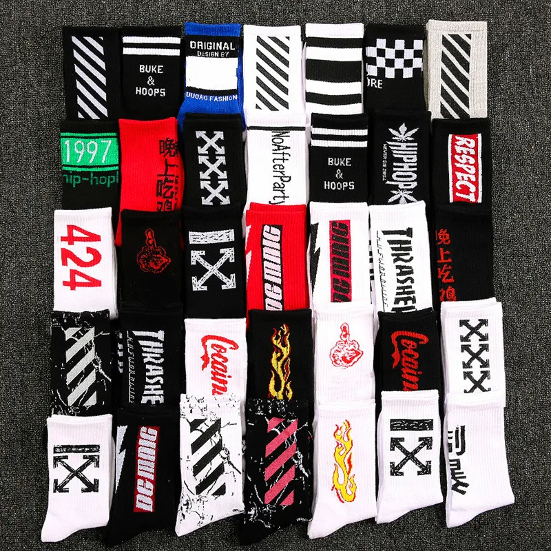 1 Pair INS Style men's / women's socks cotton new tide socks in the tube street mounted hip hop skateboard socks sports socks
1 Pair INS Style men's / women's socks cotton new tide socks in the tube street mounted hip hop skateboard socks sports socks