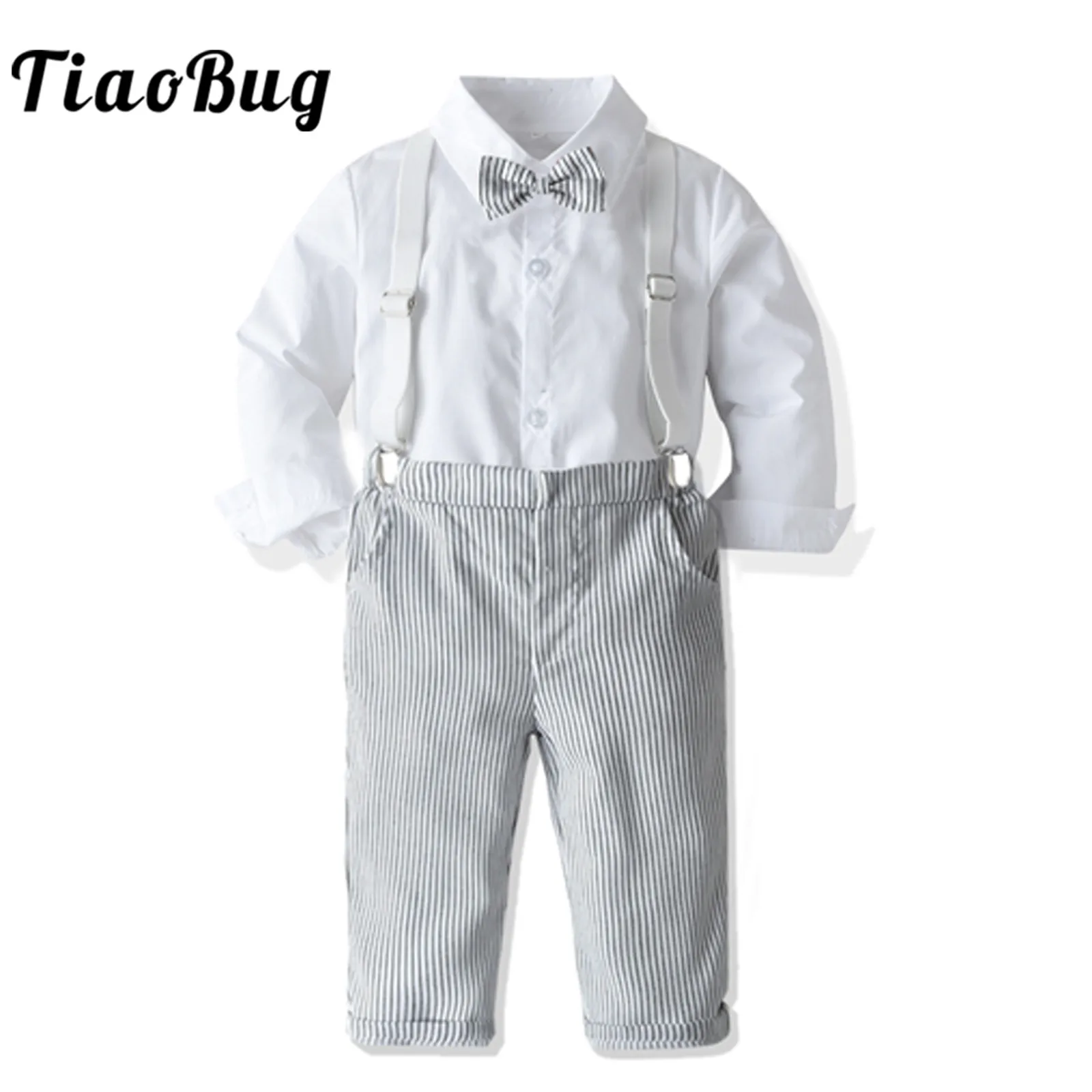 2Pcs Baby Boys Clothes Sets Boy's Suits Wedding Party Gentleman Kids Clothing Outfits Long Sleeve Shirt + Pant Childrens Set
2Pcs Baby Boys Clothes Sets Boy's Suits Wedding Party Gentleman Kids Clothing Outfits Long Sleeve Shirt + Pant Childrens Set