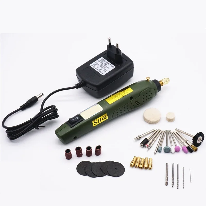 Mini Electric Mill Pen Micro Hand Drill Crafts Tool Electric Grinding Chuck Jade Engraving Machine Electric Grinder Accessories
Mini Electric Mill Pen Micro Hand Drill Crafts Tool Electric Grinding Chuck Jade Engraving Machine Electric Grinder Accessories