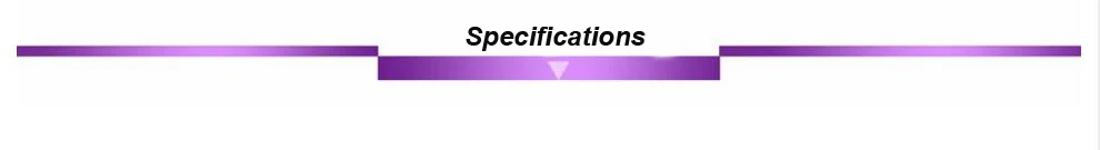 SPECIFICATIONS