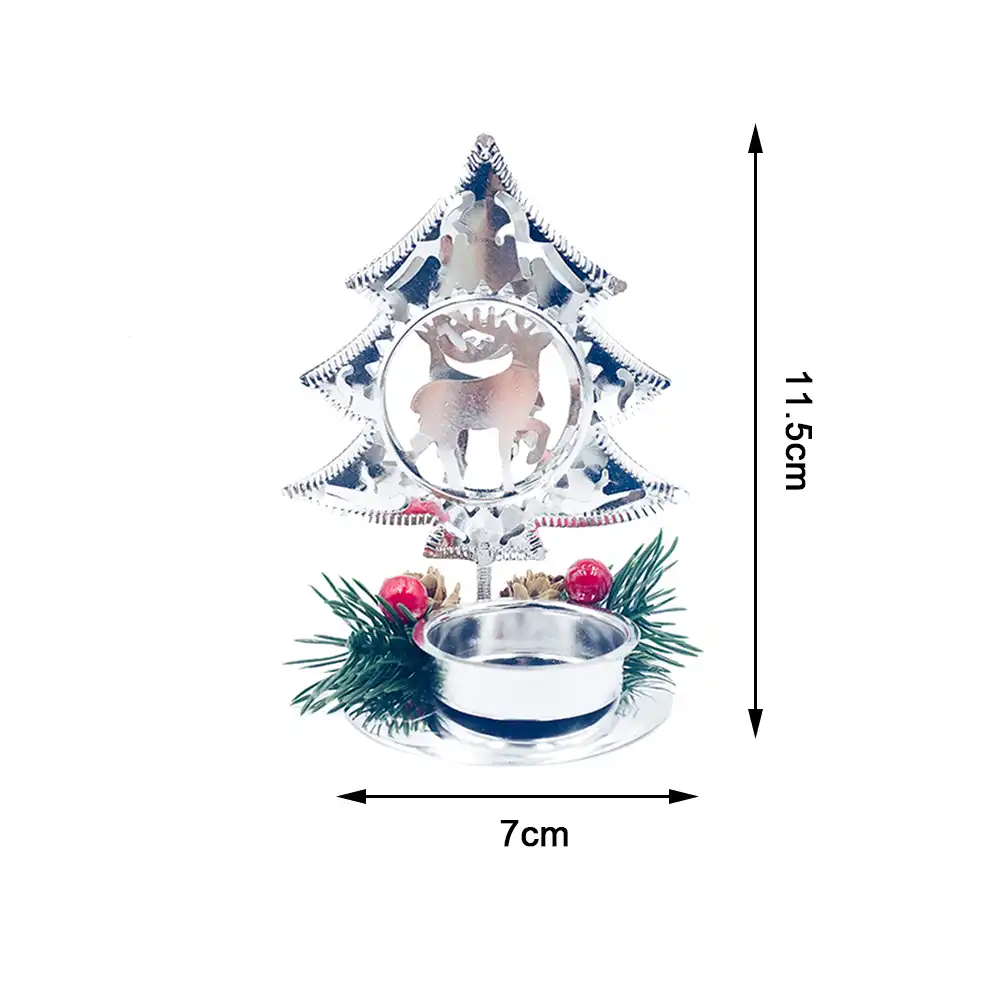 iron candlestick ornament candle desk decoration christmas home