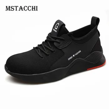 MStacchi New Simple Fashion Men Sports Shoes Steel Toe Cap Breathable Sports Light And Comfortable Ankle Protective Sneakers Men
MStacchi New Simple Fashion Men Sports Shoes Steel Toe Cap Breathable Sports Light And Comfortable Ankle Protective Sneakers Men