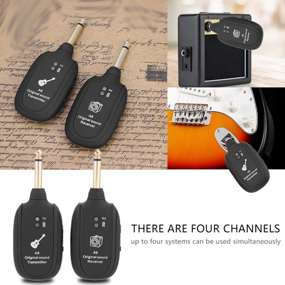 A8-UHF-Wireless-Guitar-System-Transmitter-Receiver-50M-UHF-Guitar-Wireless-System-Transmitter-Receiver-Built-in