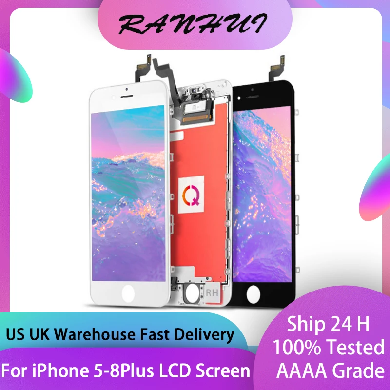 AAAA+++ LCD Display for iPhone 6 6S 7 7 Plus 8 8Plus With 3D Touch Screen Replacement For iPhone 4S 5 5S 5C 6P 6SP No Dead Pixel
AAAA+++ LCD Display for iPhone 6 6S 7 7 Plus 8 8Plus With 3D Touch Screen Replacement For iPhone 4S 5 5S 5C 6P 6SP No Dead Pixel