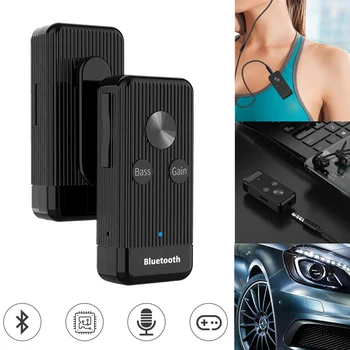 5.0 Bluetooth Audio Receiver Adapter Car TF Card Support A2DP/AVRCP/HFP/HSP Built-in Mic Bass CVC8.0 Music Noise Reduction
5.0 Bluetooth Audio Receiver Adapter Car TF Card Support A2DP/AVRCP/HFP/HSP Built-in Mic Bass CVC8.0 Music Noise Reduction