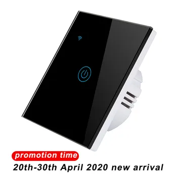 Smart WiFi switch EU 1/2/3 gang Black Wall smart switch support Alexa, Google Assistant Voice control and remote control
Smart WiFi switch EU 1/2/3 gang Black Wall smart switch support Alexa, Google Assistant Voice control and remote control