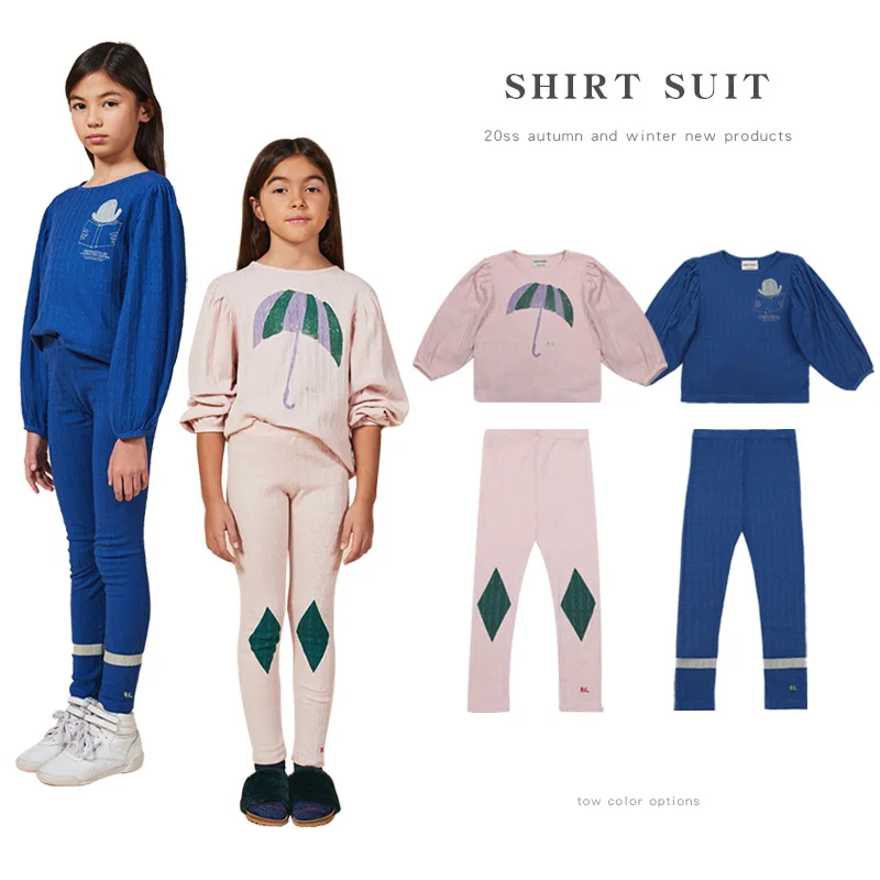BOBO 2020 Two - Piece Suit with Bubble Sleeves and Round Neck Shirts Leggings Autumn and Winter for Small and Medium Girls
BOBO 2020 Two - Piece Suit with Bubble Sleeves and Round Neck Shirts Leggings Autumn and Winter for Small and Medium Girls