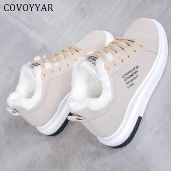 COVOYYAR 2019 Winter Women Shoes Warm Fur Plush Lady Casual Shoes Lace Up Fashion Sneakers Platform Snow Boots Big Size WSN324
COVOYYAR 2019 Winter Women Shoes Warm Fur Plush Lady Casual Shoes Lace Up Fashion Sneakers Platform Snow Boots Big Size WSN324