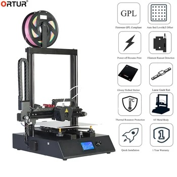 High Precision Ortur4 V1 V2 Linear Guide Rail 3D Printer Cheap 3D Printing Machine in China and Euro Warehouse 10M PLA as Gift
High Precision Ortur4 V1 V2 Linear Guide Rail 3D Printer Cheap 3D Printing Machine in China and Euro Warehouse 10M PLA as Gift
