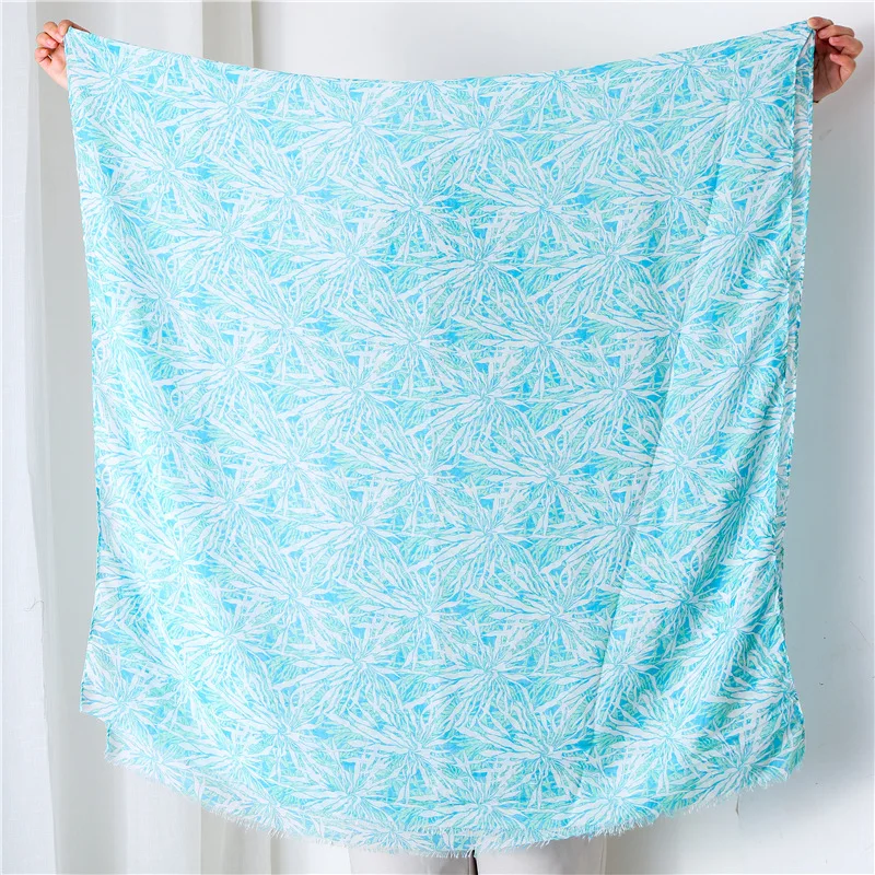 H317a3e8d0c0d49b6b01f0bbeb6885ab1v Beach Scarf Leave Floral Painting H317a3e8d0c0d49b6b01f0bbeb6885ab1v