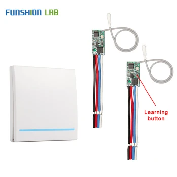 Wireless Remote Control Switch 433Mhz 5V 12V 24V Micro RF Receiver Module Led Lamp Light Switch 433 MHz ASK Radio Relay Switches
Wireless Remote Control Switch 433Mhz 5V 12V 24V Micro RF Receiver Module Led Lamp Light Switch 433 MHz ASK Radio Relay Switches