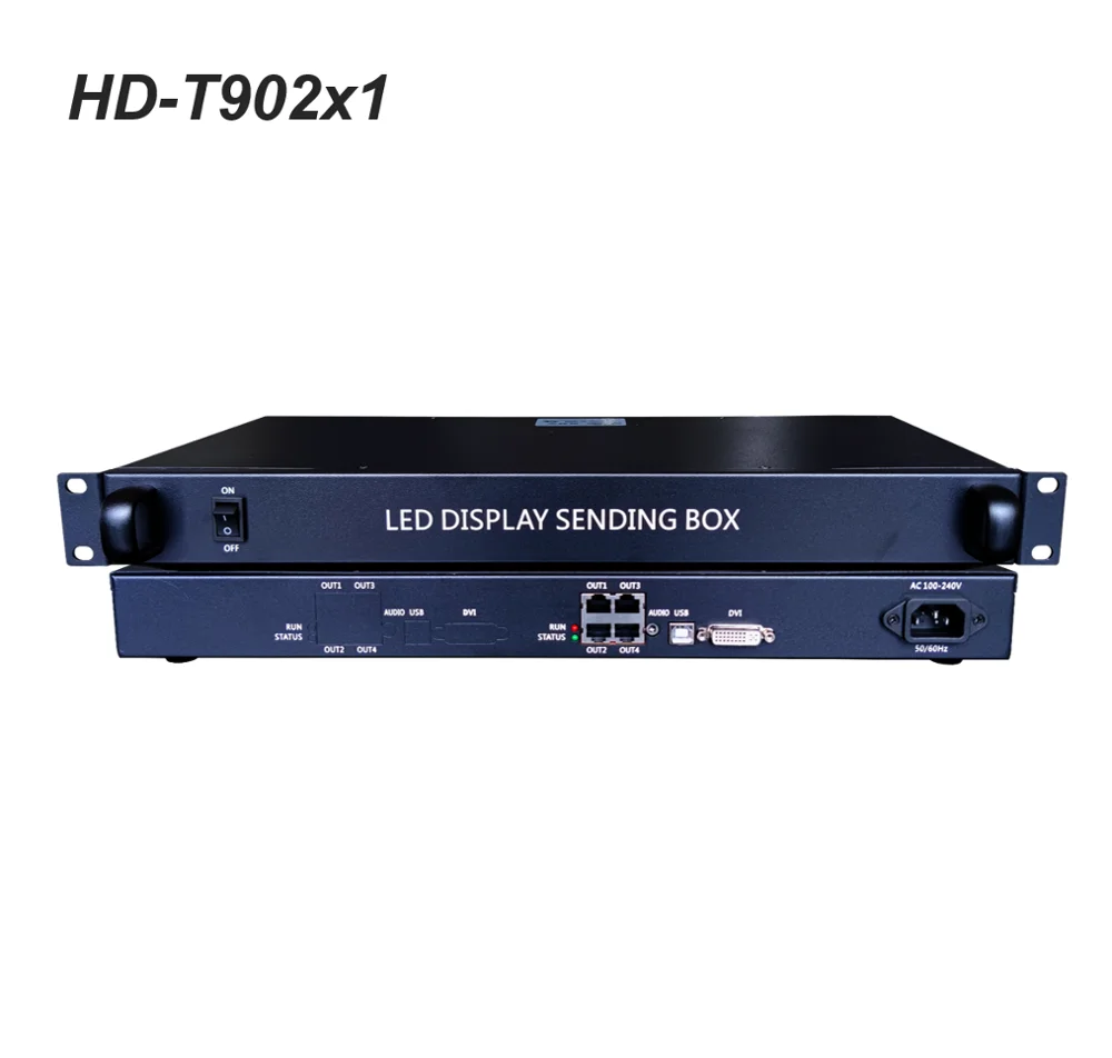 HUIDU led controller HD-T902x1 Full Color Sync sending box work with HD-R500 HD-R501 HD-R501S HD-R5018
HUIDU led controller HD-T902x1 Full Color Sync sending box work with HD-R500 HD-R501 HD-R501S HD-R5018