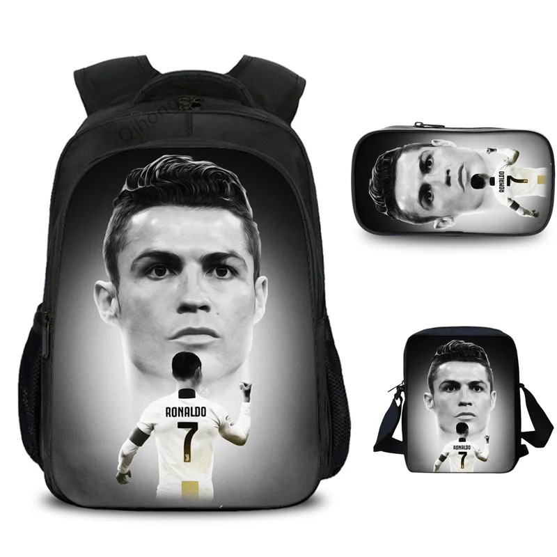 Чехол с изображением Криштиану Роналду CR7 3 шт./компл. рюкзак школьные сумки для