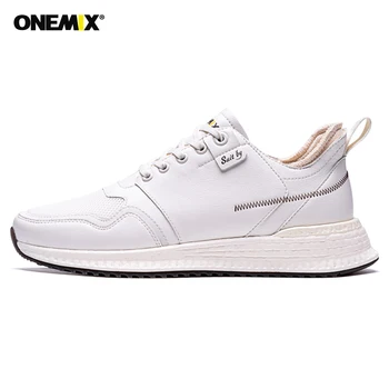 ONEMIX Sneakers Men Lightweight Running Shoes White Leather Surface Lace Fashion Casual Shoes Boy Outdoor Walking Shoes
ONEMIX Sneakers Men Lightweight Running Shoes White Leather Surface Lace Fashion Casual Shoes Boy Outdoor Walking Shoes