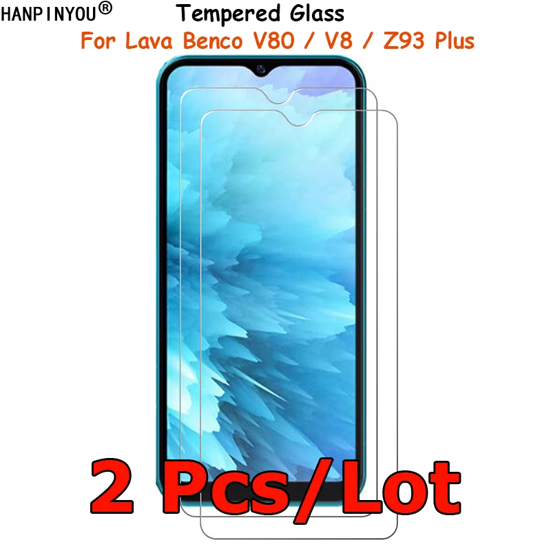 2 Pcs/Lot For Lava Benco V80 / V8 Z93 Plus Tempered Glass Screen Protector Explosion-proof Protective Film Toughened Guard | Мобильные