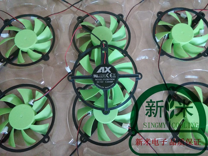 Original For ax r128015dm hole pitch 6 * 4mm Diameter 8.5mm 12V 0.25A game video card fan
Original For ax r128015dm hole pitch 6 * 4mm Diameter 8.5mm 12V 0.25A game video card fan