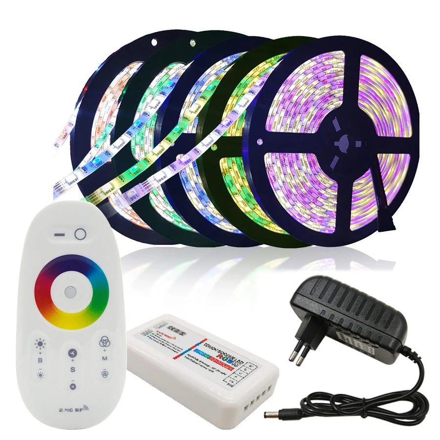 5050 LED Light Strip RGB / RGBW / RGBWW 5M 300LEDs RGB Color Changeable Flexible LEDRemote Controller 12V 3A Power Adapter
5050 LED Light Strip RGB / RGBW / RGBWW 5M 300LEDs RGB Color Changeable Flexible LEDRemote Controller 12V 3A Power Adapter