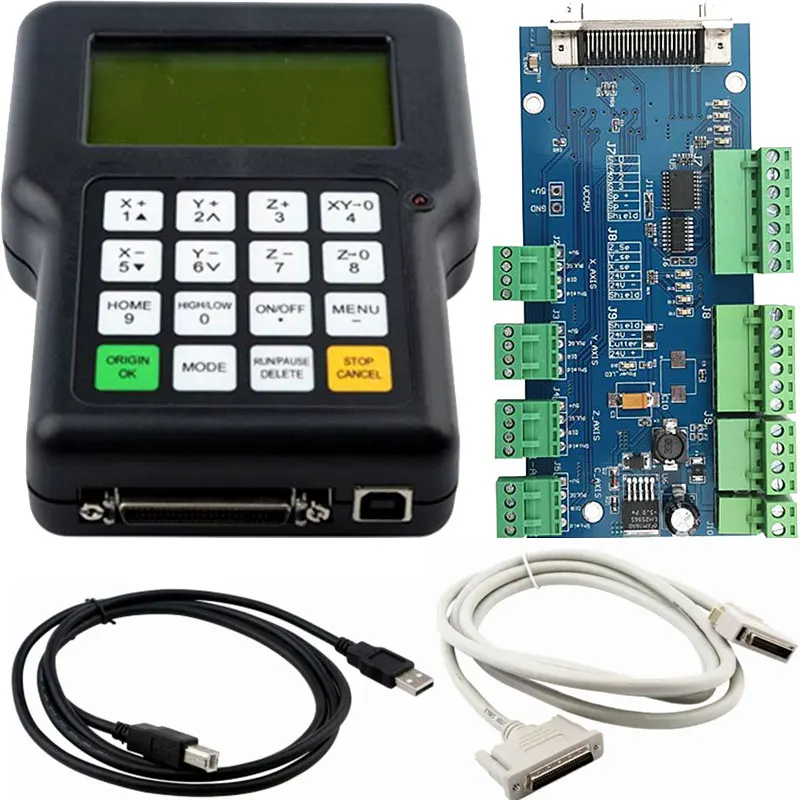 CNC wireless channel DSP controller 0501 handle remote English version for DIY milling machine engraver router
CNC wireless channel DSP controller 0501 handle remote English version for DIY milling machine engraver router
