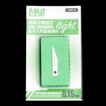 For MADWORKS Light Line Engraver Blade For General Plastic /Resin Model Tools 0.15 0.2 0.3 0.5mm Scriber Craft Blade
For MADWORKS Light Line Engraver Blade For General Plastic /Resin Model Tools 0.15 0.2 0.3 0.5mm Scriber Craft Blade