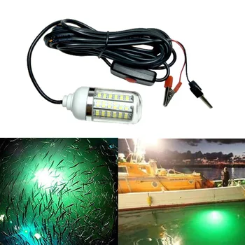 

IP68 Underwater Fishing Light 108pcs LED Waterproof 12V 15W Fish Finder Lamp Attracts Lure Fish Squid Krill Carp Pesca Submarina