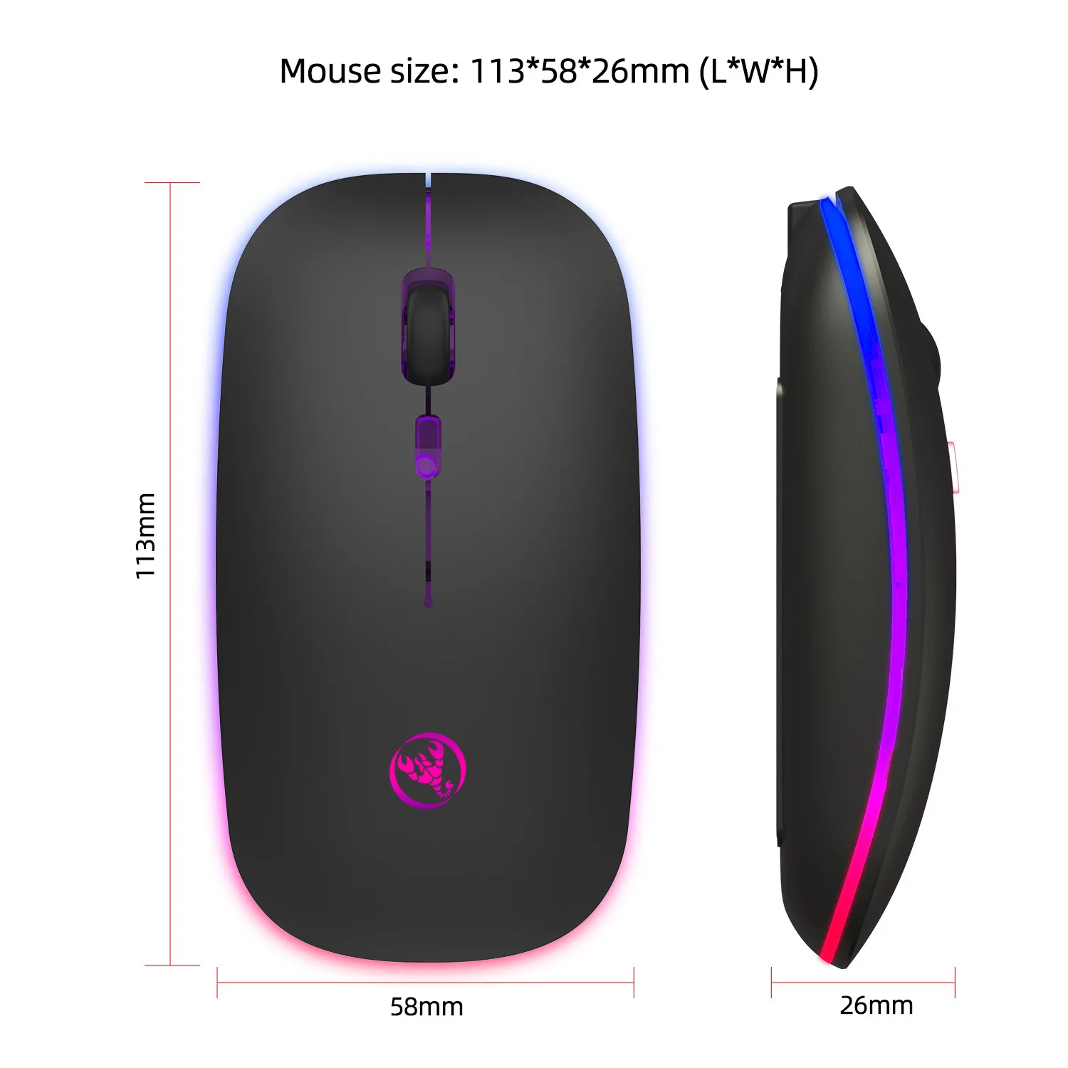Silent Mause Backlit Ergonomic Gaming Mouse For Laptop PC Wireless Mouse BluetoothRechargeable Mouse Wireless Computer
Silent Mause Backlit Ergonomic Gaming Mouse For Laptop PC Wireless Mouse BluetoothRechargeable Mouse Wireless Computer