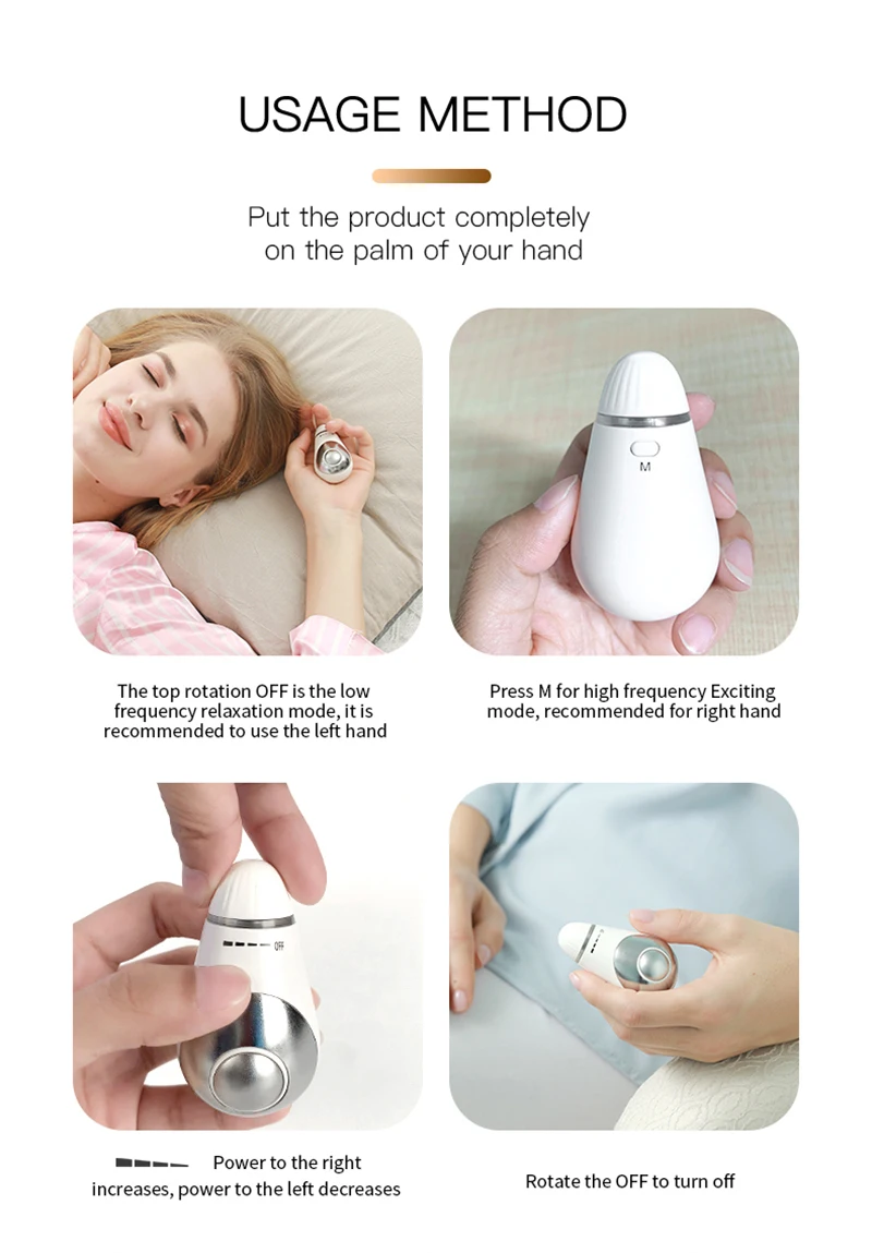 USB Charging Microcurrent Sleep Holding Sleep Aid Instrument Pressure Relief Sleep Device Hypnosis instrument Massager and Relax USB Charging Microcurrent Sleep Holding Sleep Aid Instrument Pressure Relief Sleep Device Hypnosis instrument Massager and Relax